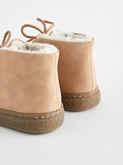 Neutral/Tan Faux Fur Lined Cupsole Boots - Image 8 of 8