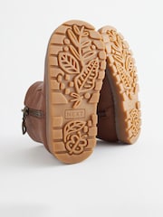 Tan Brown Standard Fit (F) Chelsea Zip Ankle Boots - Image 3 of 6