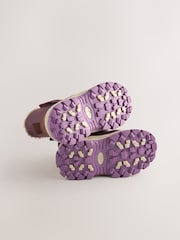 Burgundy Red Thinsulate Quilted Boots - Image 3 of 6