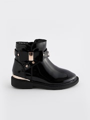 Brevet noir - Bottines à nœud - Image 2 de 5