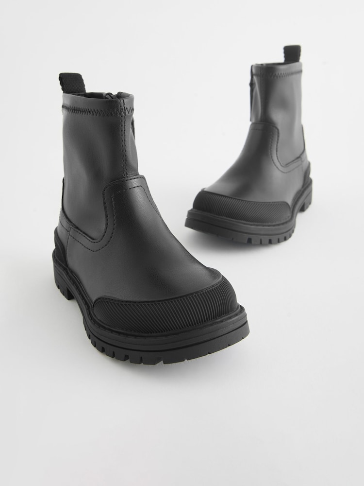 Black Sock Boots - Image 1 of 5
