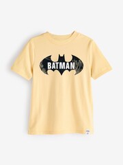 Gap Yellow Batman Graphic Short Sleeve Crew Neck T-Shirt (4-13 yrs) - Image 1 of 3