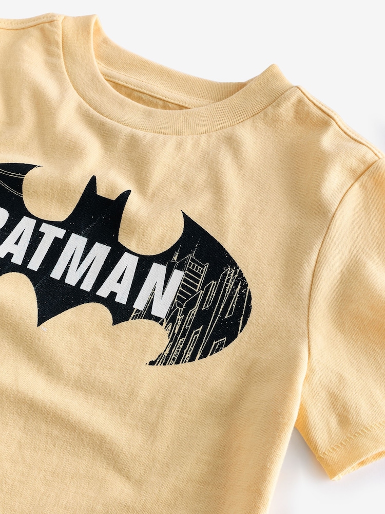 Gap Yellow Batman Graphic Short Sleeve Crew Neck T-Shirt (4-13 yrs) - Image 3 of 3