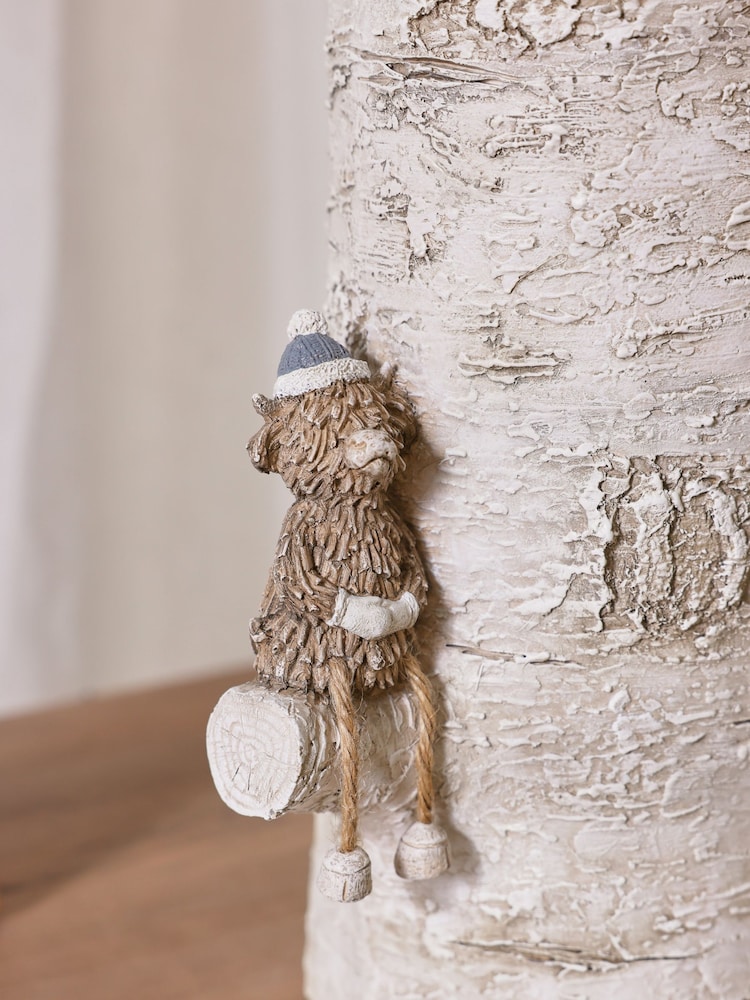 Natural Hamish The Highland Cow Swing Tree Vase - Image 2 of 5
