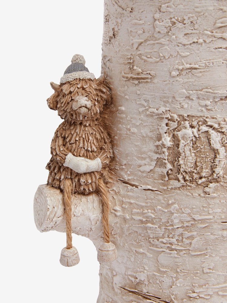 Natural Hamish The Highland Cow Swing Tree Vase - Image 5 of 5