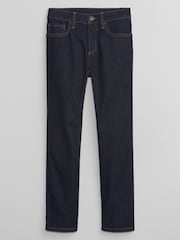 Gap Dark Wash Blue Straight Fit Stretch Jeans (5-13yrs) - Image 1 of 4