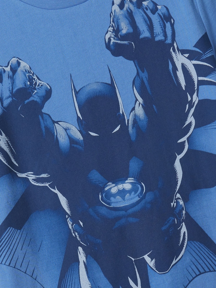 Gap Blue Batman Graphic Short Sleeve Crew Neck T-Shirt (4-13 yrs) - Image 3 of 3