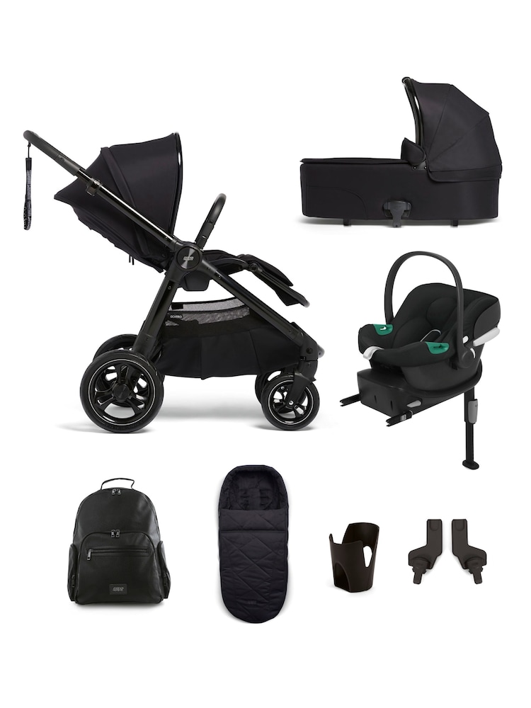 Mamas & Papas Ocarro Carbon 7 Piece Aton B2 Pushchair Bundle - Image 1 of 10