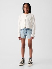Gap White Soft Pointelle Cardigan (4-13yrs) - Image 2 of 5