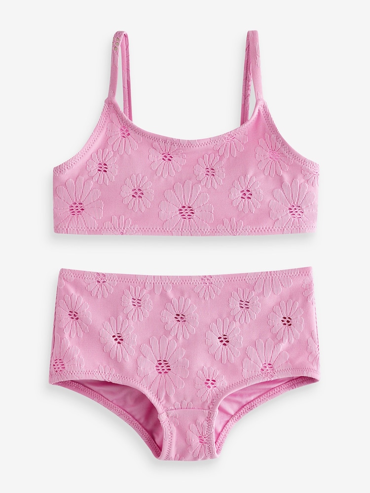 Gap Pink Floral Bikini (4-12yrs) - Image 1 of 3