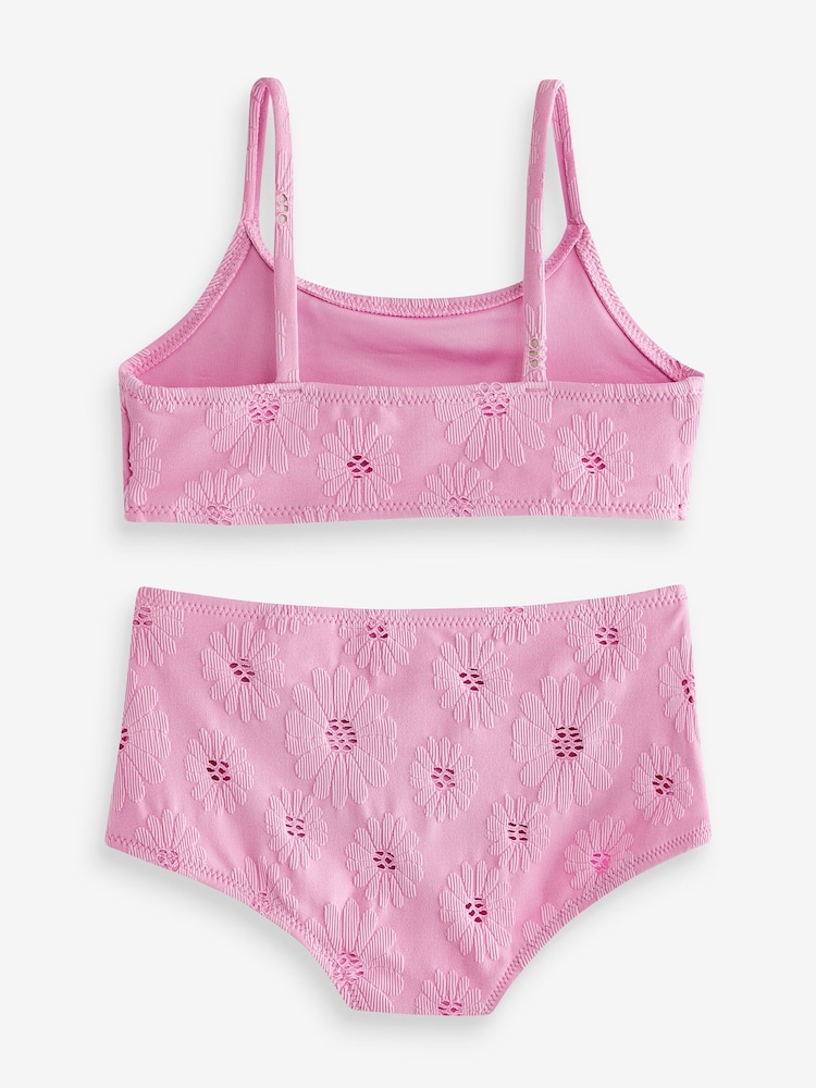 Gap Pink Floral Bikini (4-12yrs) - Image 2 of 3