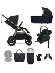Mamas & Papas Ocarro Navy Blue Classic 8 Piece Aton B2 Pushchair Bundle - Image 1 of 21