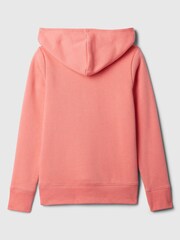 Gap Pink Logo Graphic Print Hoodie (4-13yrs) - Image 2 of 2