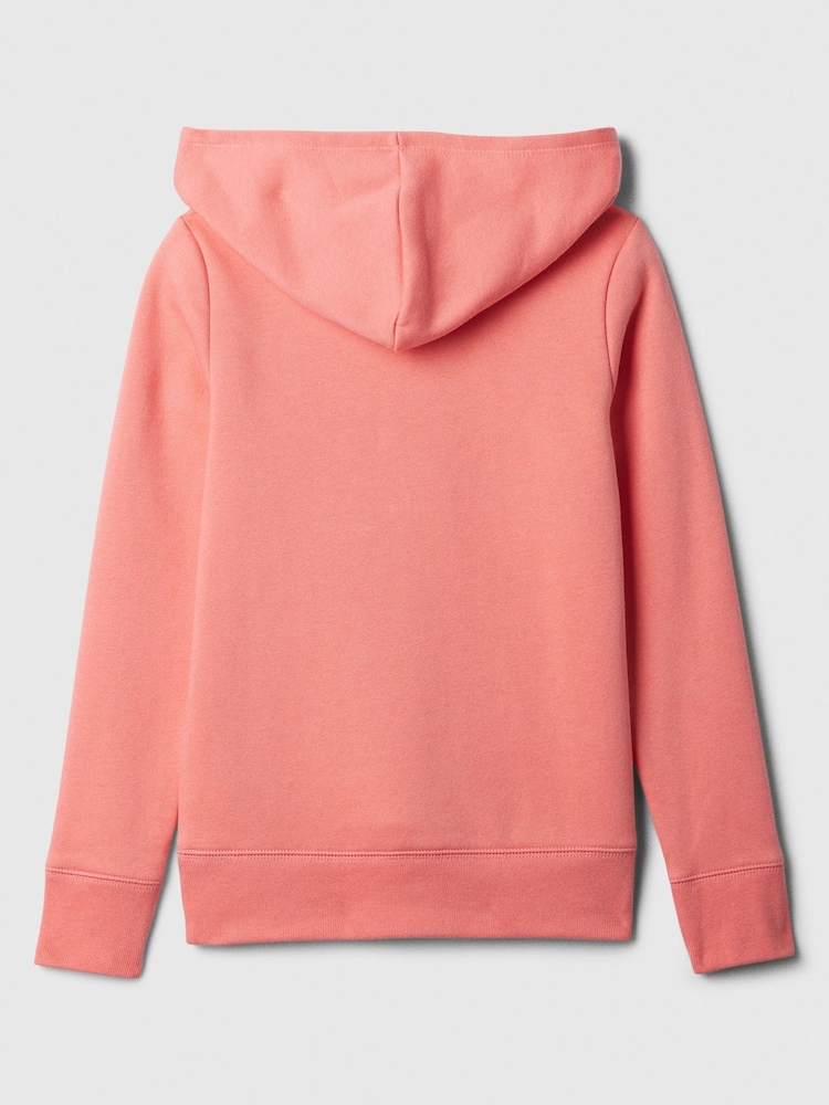 Gap Pink Logo Graphic Print Hoodie (4-13yrs) - Image 2 of 2