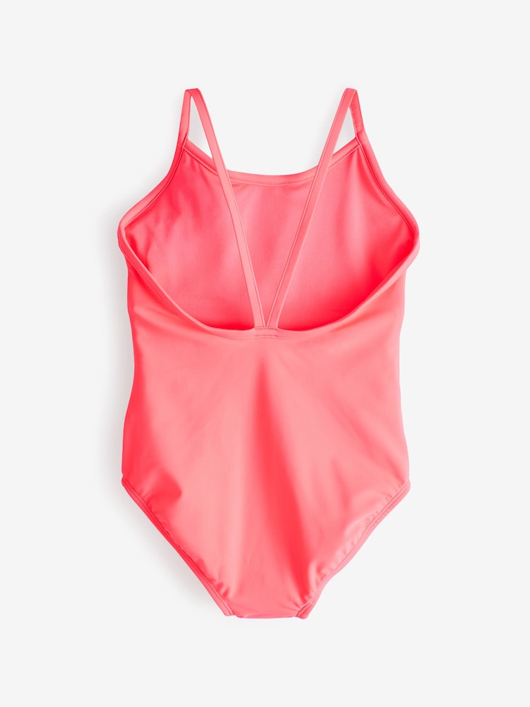 Gap Pink Floral Corsage Swimsuit (4-12yrs) - Image 2 of 3