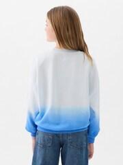 Gap Blue Tie Dye Crew Neck Sweatshirt (4-13yrs) - Image 2 of 3