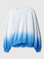 Gap Blue Tie Dye Crew Neck Sweatshirt (4-13yrs) - Image 3 of 3