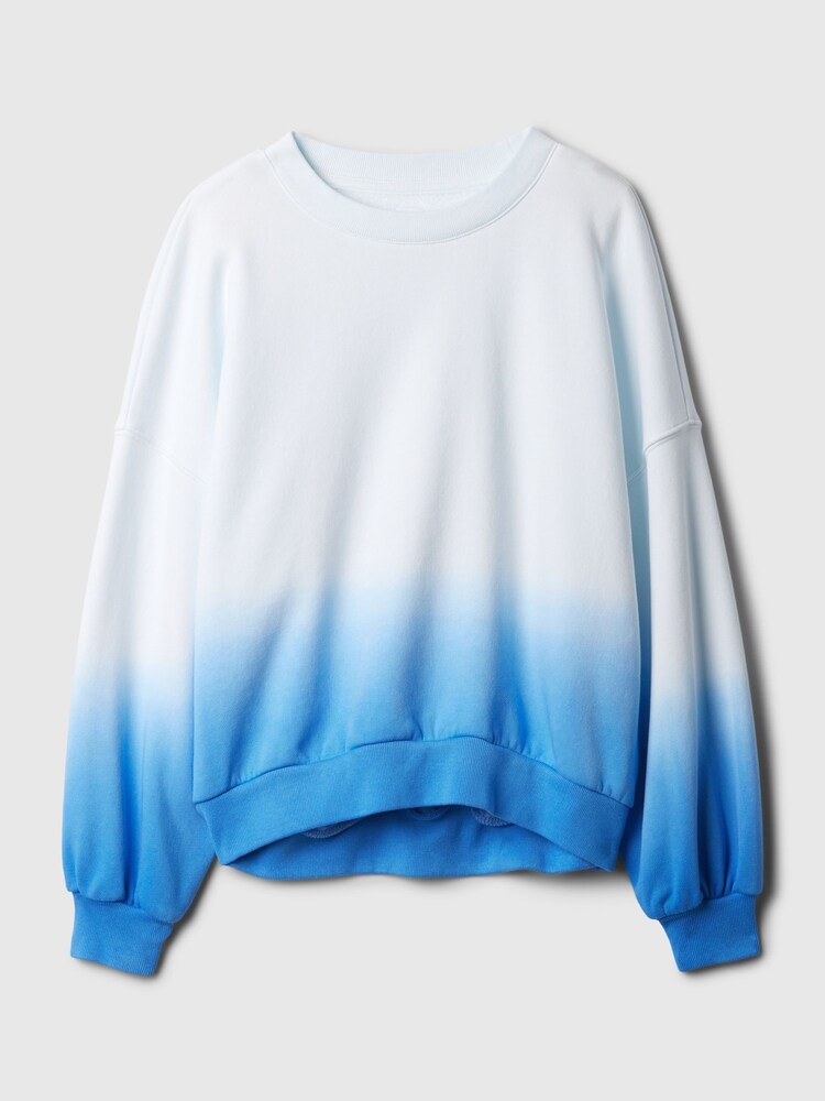 Gap Blue Tie Dye Crew Neck Sweatshirt (4-13yrs) - Image 3 of 3