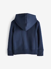 Gap Navy Blue Logo Zip Through Hoodie (4-13yrs) - Image 6 of 7
