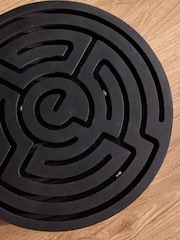 Black Wooden Labryinth Tabletop Game - Image 2 of 4