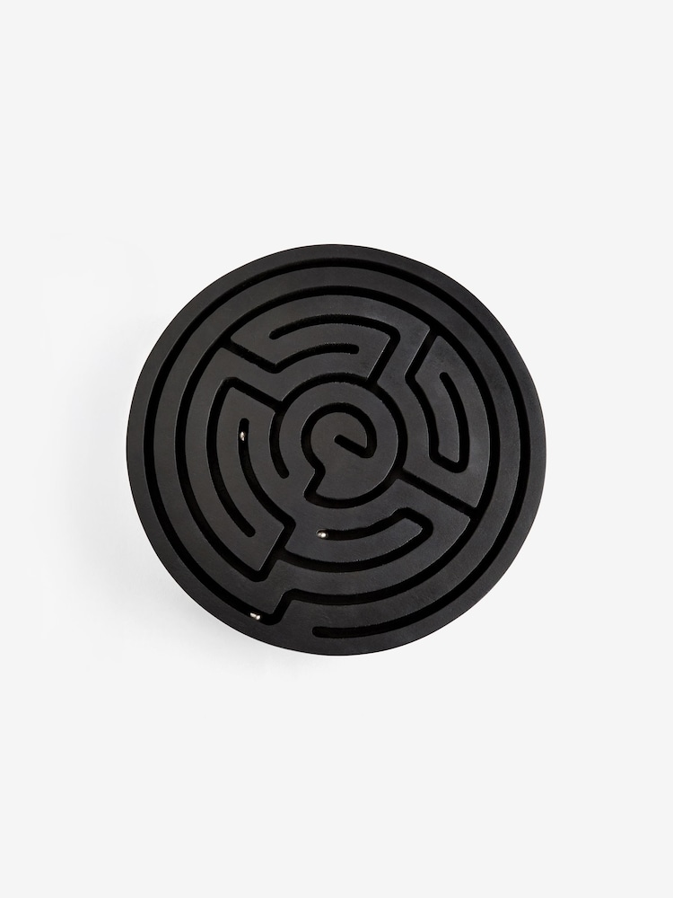 Black Wooden Labryinth Tabletop Game - Image 4 of 4