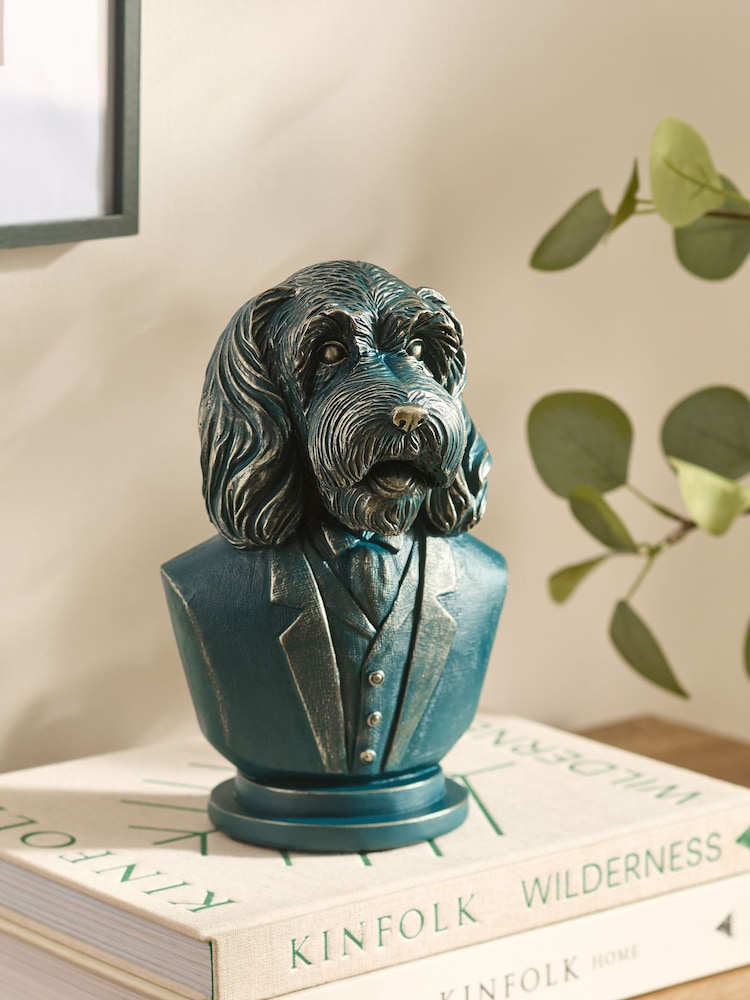 Blue Cockapoo Bust Ornament - Image 1 of 4