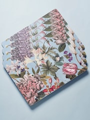 Kew Gardens Set of 4 Blue Placemats - Image 2 of 5