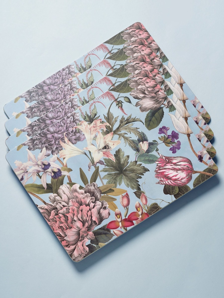 Kew Gardens Set of 4 Blue Placemats - Image 2 of 5
