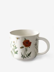 Kew Gardens Set of 2 White Wild Floral Mugs - Image 2 of 3