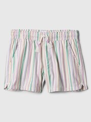 Gap White Cotton Easy Pull On Shorts (4-13yrs) - Image 1 of 1
