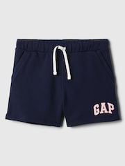 Gap Blue Pull On Logo Jogger Shorts (4-13yrs) - Image 1 of 3