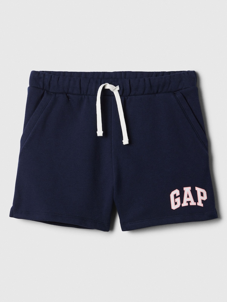 Gap Blue Pull On Logo Jogger Shorts (4-13yrs) - Image 1 of 3
