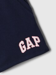 Gap Blue Pull On Logo Jogger Shorts (4-13yrs) - Image 3 of 3