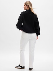 Gap White Vintage Slim Stretch High Waisted Jeans - Image 2 of 7