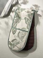 Kew Gardens Green Living Jewels Oven 100% Cotton Glove & Apron Set - Image 1 of 4