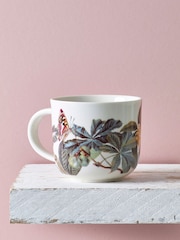 Kew Gardens Set of 2 White Living Jewels Floral Mugs - Image 1 of 3