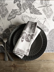 Kew Gardens Set of 4 White Living Jewels 100% Cotton Napkins - Image 1 of 3