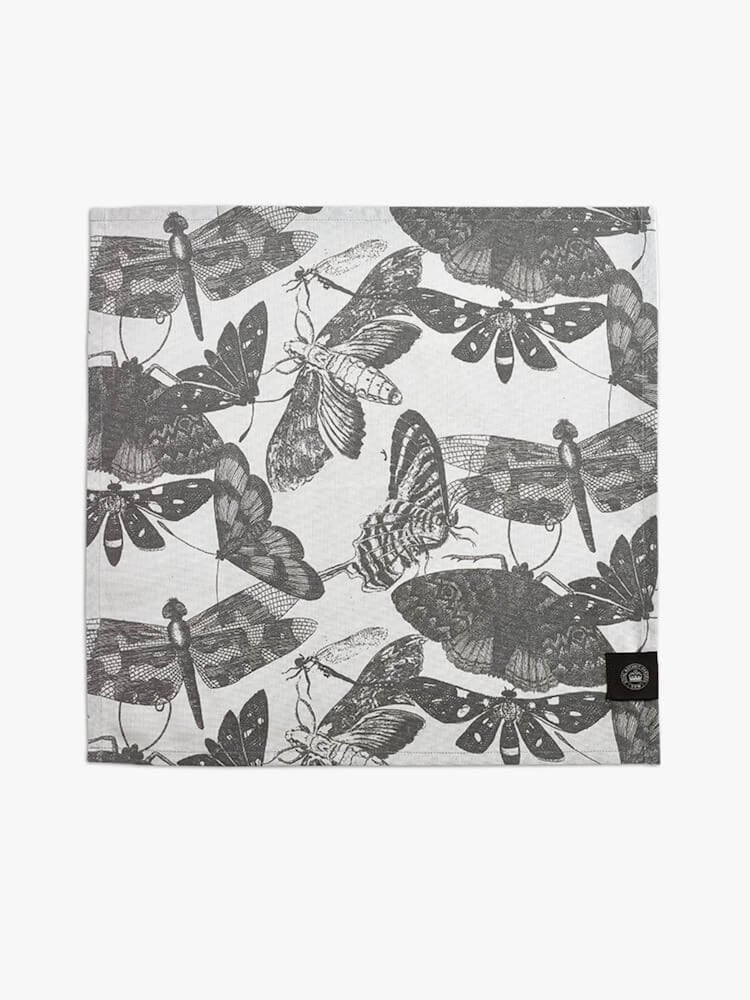 Kew Gardens Set of 4 White Living Jewels 100% Cotton Napkins - Image 3 of 3