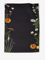 Kew Gardens Blue 100% Cotton Wild Floral Teatowels and Double Oven Gloves - Image 2 of 4