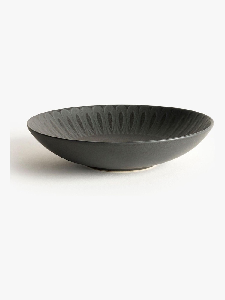 Kew Gardens Black Living Jewels Set of 4 Pasta Bowls - Image 3 of 3