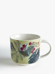 Kew Gardens Set of 2 Green Fruit Floral Mugs - Image 2 of 3