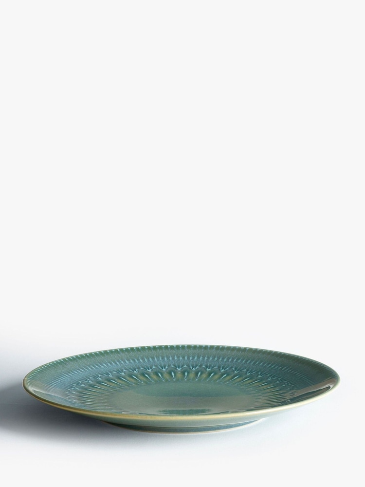 Kew Gardens Green Living Jewels Set of 4 Dinner Plates - Image 3 of 3