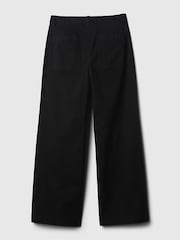 Gap Black Mid Rise Wide Leg Ankle Trousers - Image 7 of 7