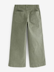 Gap Green High Waisted Wide Leg Utility Jeans - Image 6 of 9