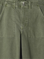 Gap Green High Waisted Wide Leg Utility Jeans - Image 8 of 9