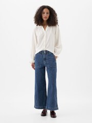 Gap Cropped-Jeans mit hohem Bund und weitem Bein - Bild 1 von 5