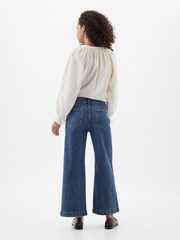 Gap Cropped-Jeans mit hohem Bund und weitem Bein - Bild 2 von 5