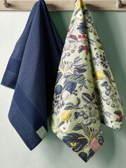Kew Gardens Fruit & Floral Set of 2 Teatowels & Double Oven Glove - Image 3 of 4