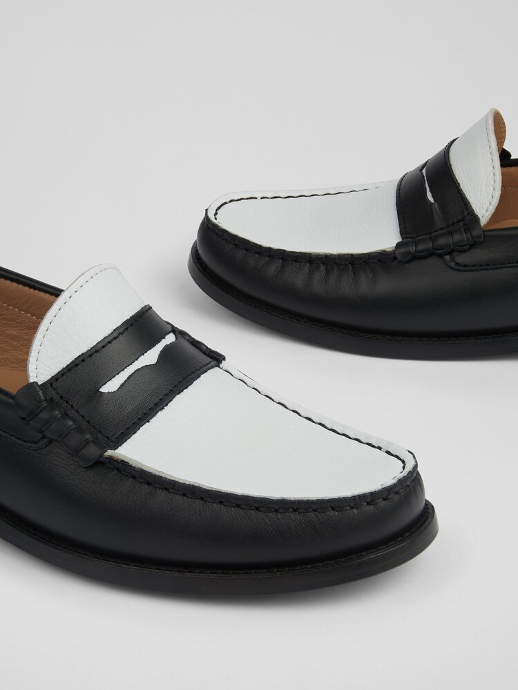 LK Bennett Black Solo Leather Loafers - Image 4 of 4