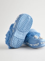 Blue Bluey Faux Fur Lined Clog Slippers - Image 3 of 6